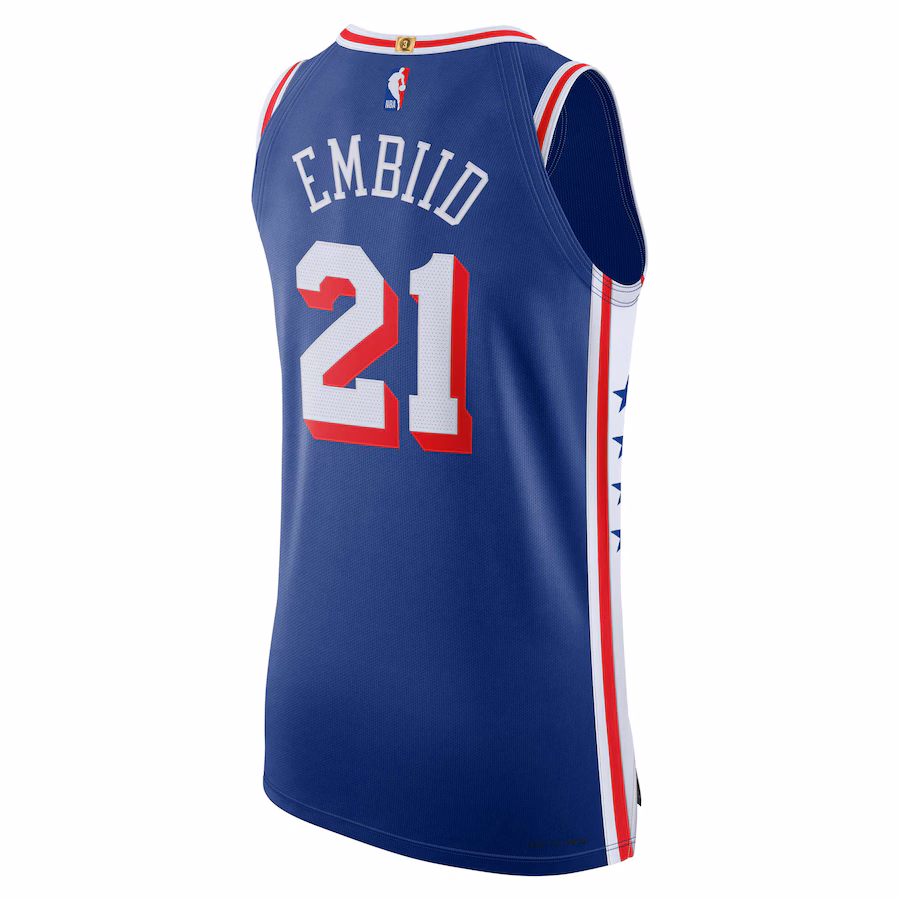 Joel Embiid Philadelphia 76ers Player Jersey - Icon Edition - Royal Blue