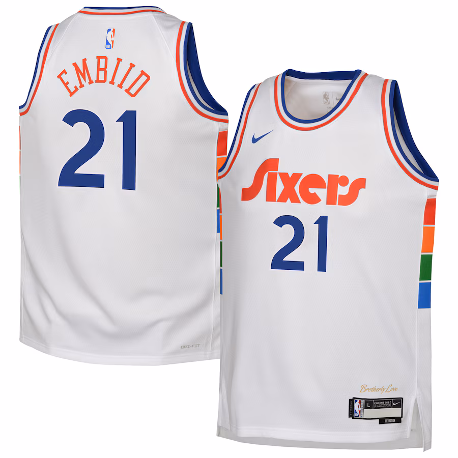 Joel Embiid Philadelphia 76ers 2024-25 City Edition Swingman Jersey