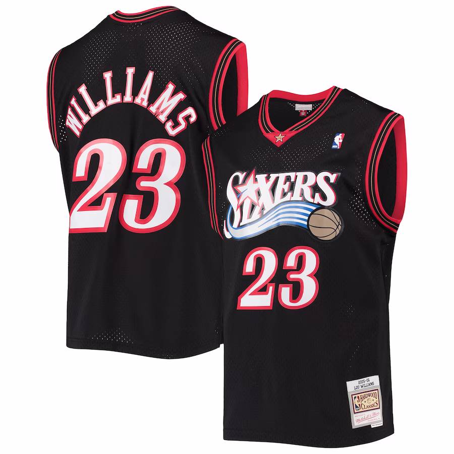 Lou Williams Philadelphia 76ers Mitchell & Ness 2005/06 Classic Edition Swingman Jersey - Black
