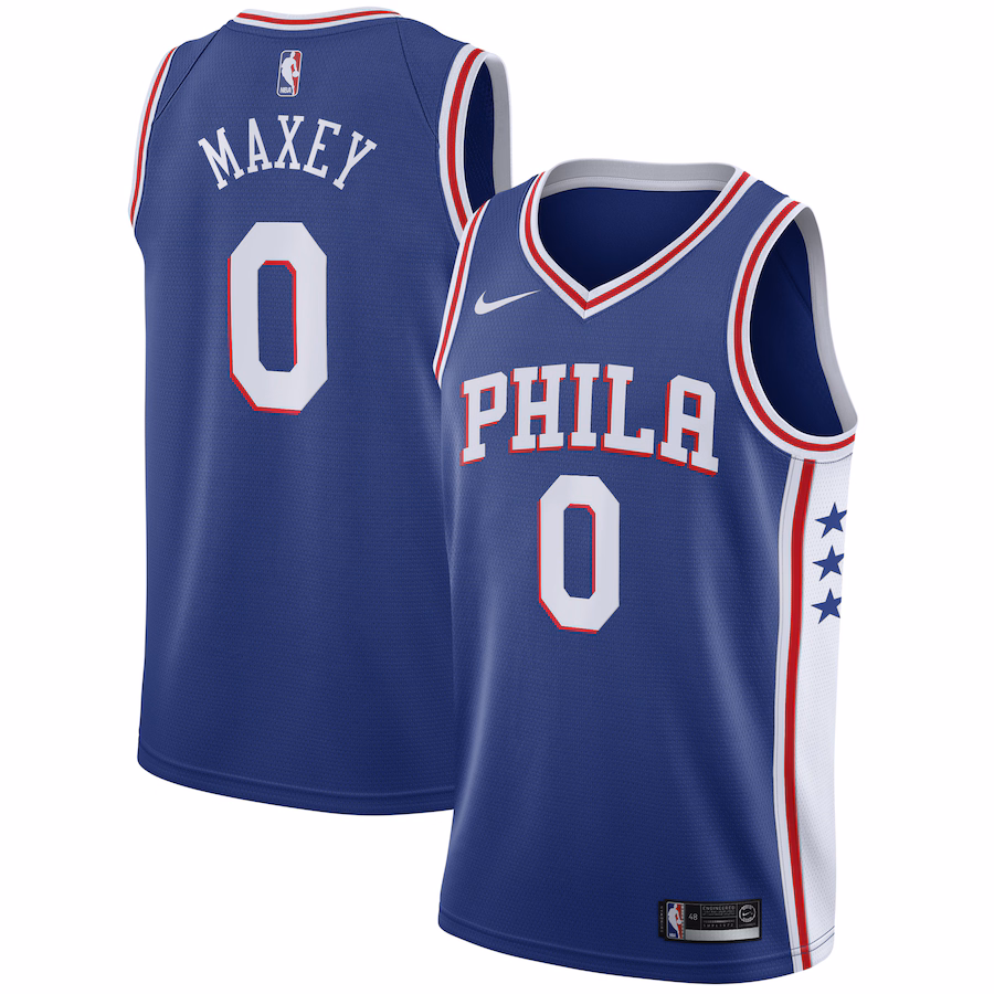 Tyrese Maxey Philadelphia 76ers Swingman Jersey - Icon Edition - Royal Blue