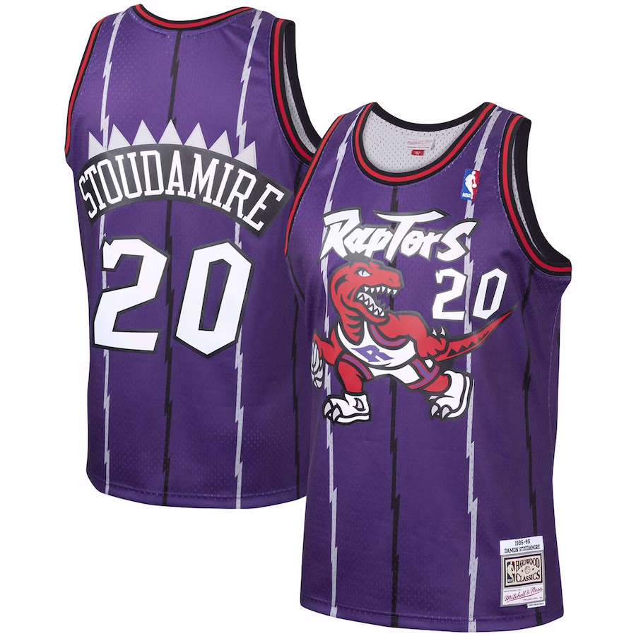 Damon Stoudamire Toronto Raptors Mitchell & Ness 1995/96 HWC Swingman Jersey