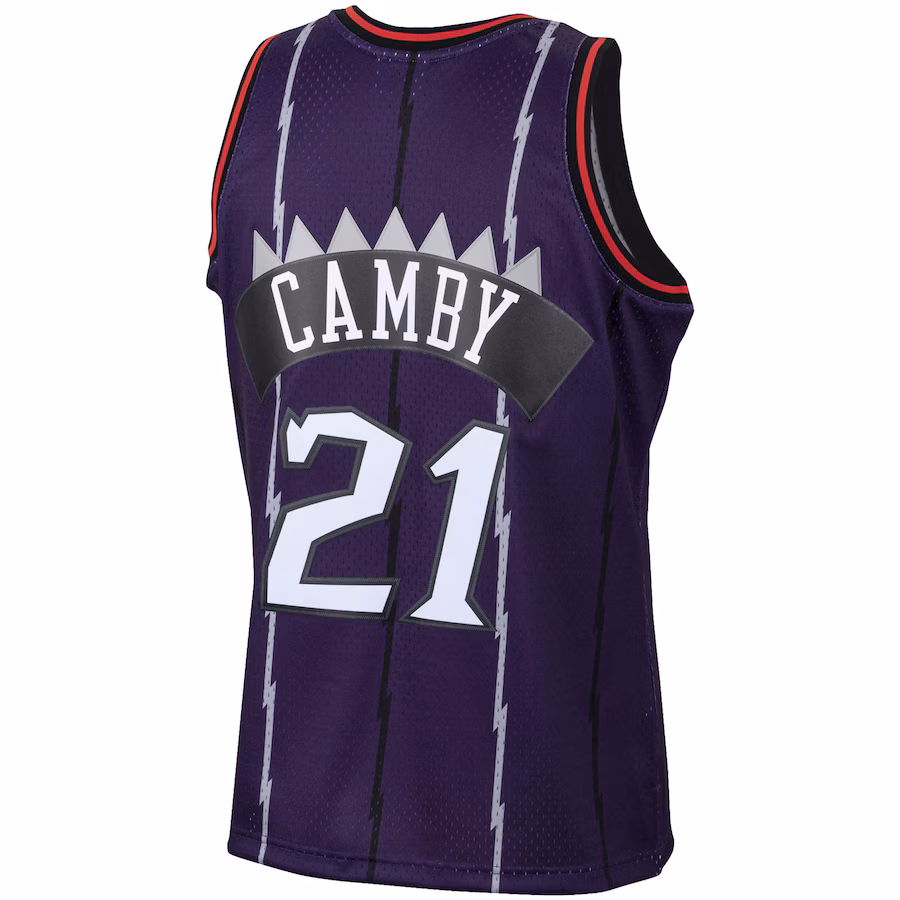Marcus Camby Toronto Raptors Mitchell & Ness 2001/02 Hardwood Classics Swingman Jersey