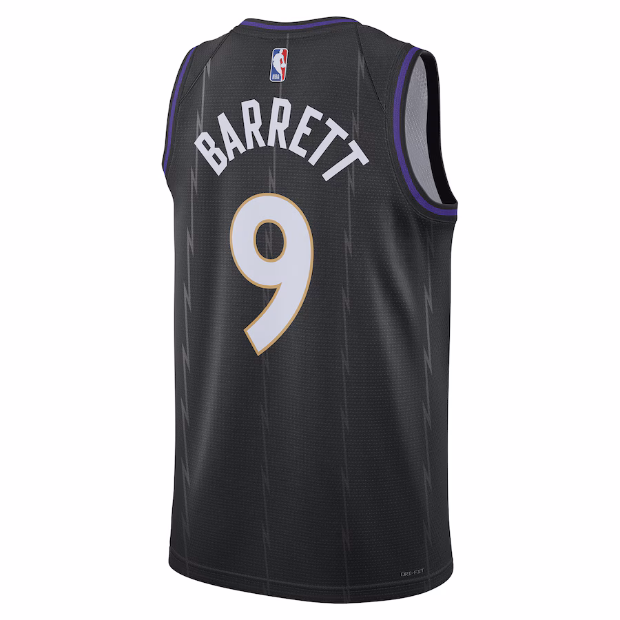 RJ Barrett Toronto Raptors 2024/25 City Edition Swingman Jersey