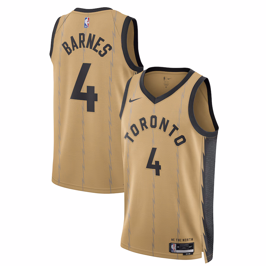 Scottie Barnes Toronto Raptors 2023/24 City Edition Swingman Jersey