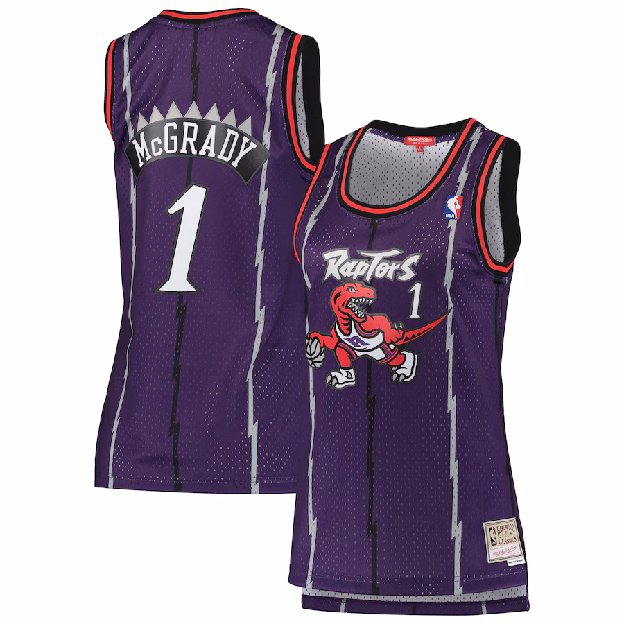 Women's Tracy McGrady Toronto Raptors Mitchell & Ness 1998/99 HWC Jersey