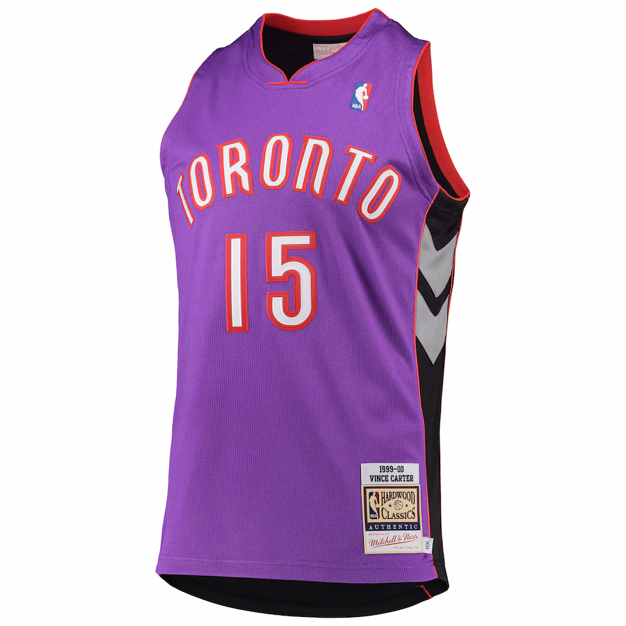 Vince Carter Toronto Raptors Mitchell & Ness 1999/2000 Hardwood Classics Jersey