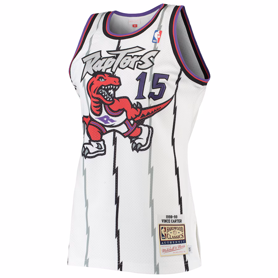 Mitchell & Ness Vince Carter Toronto Raptors Retro Trikot 1998/99