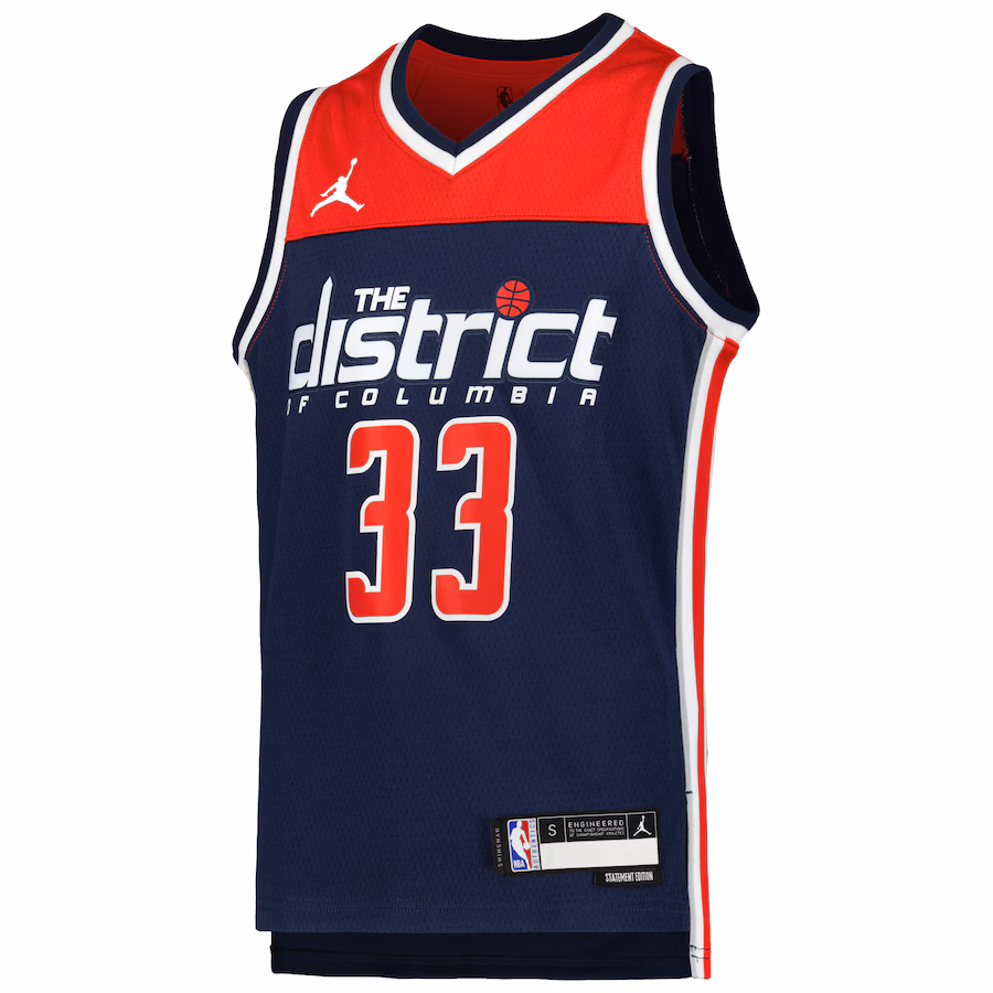 Maillot Kyle Kuzma Washington Wizards Jordan Brand Swingman