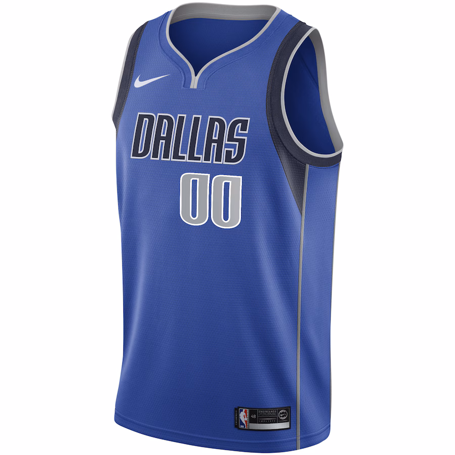 Dallas Mavericks Custom Jersey, Blue