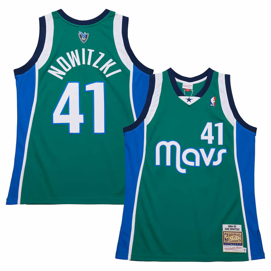 Dirk Nowitzki Dallas Mavericks 2004/05 Green