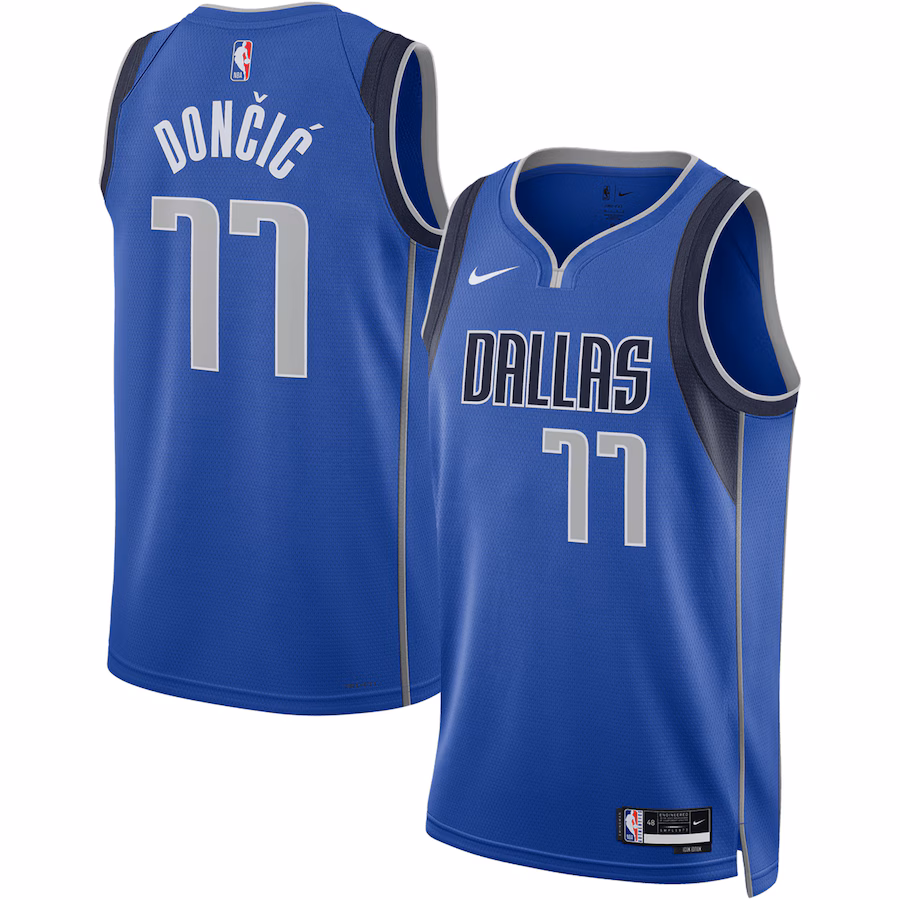 Luka Dončić, Dallas Mavericks, Icon Edition, Blue