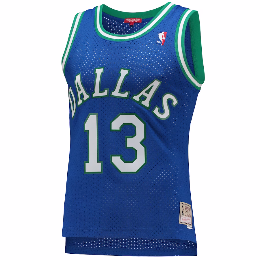 Versione femminile Steve Nash, Dallas Mavericks, edizione classica 1998/99, Blu