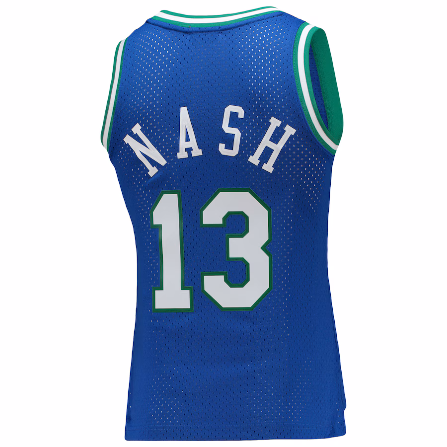 Versione femminile Steve Nash, Dallas Mavericks, edizione classica 1998/99, Blu