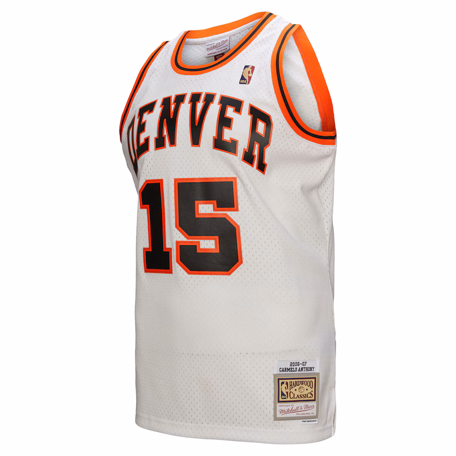Carmelo Anthony Denver Nuggets 2006/07 Retro White Jersey