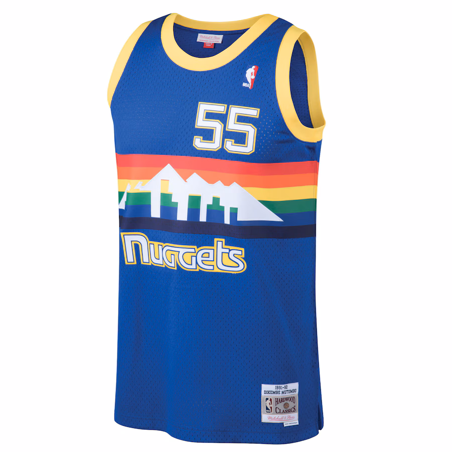 Dikembe Mutombo Denver Nuggets 1991/92, Blue