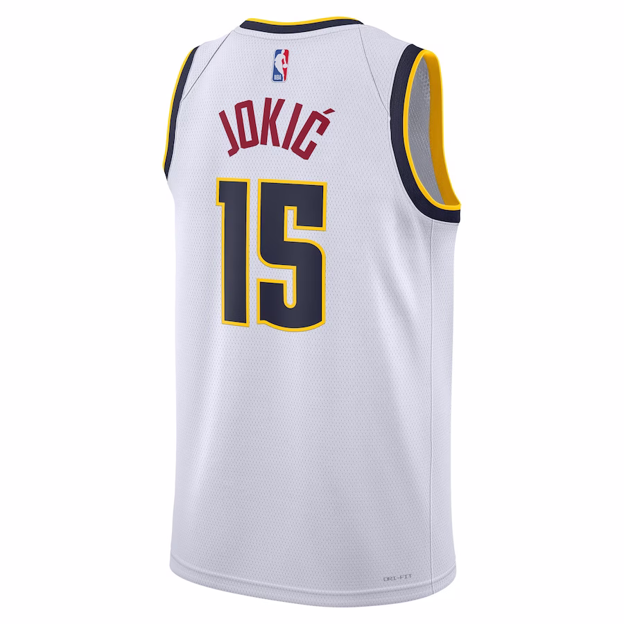 Nikola Jokic, Denver Nuggets, Association-Edition, Weiß