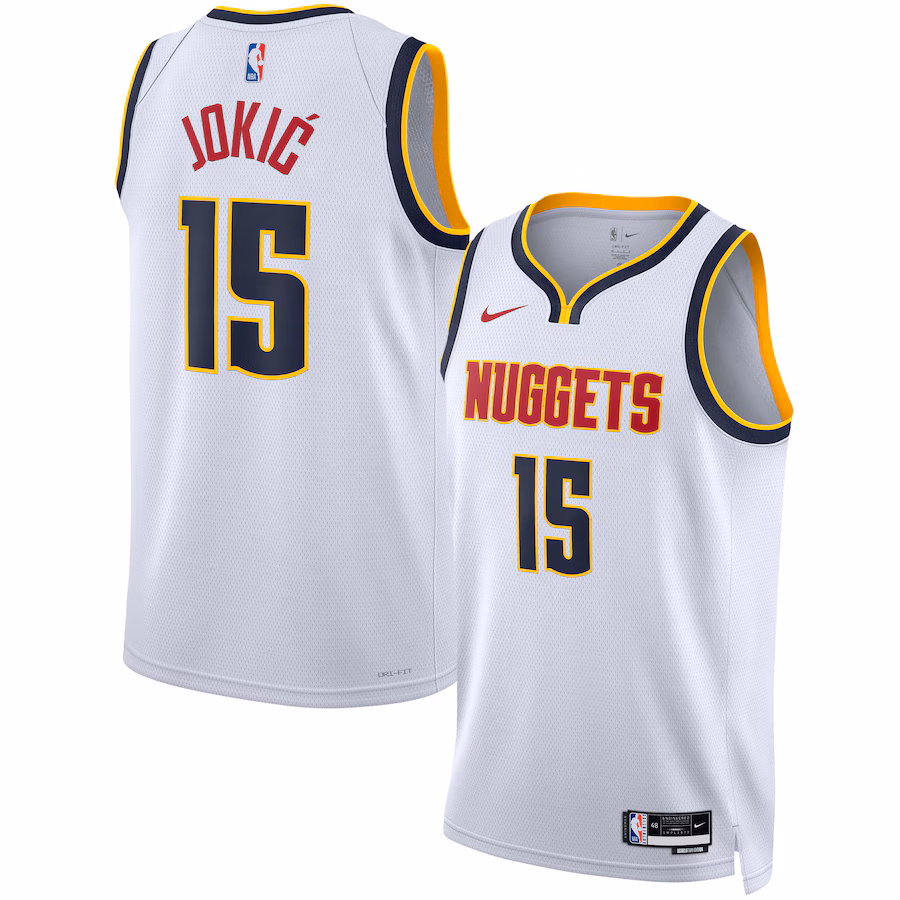 Nikola Jokic, Denver Nuggets, Association Edition, White