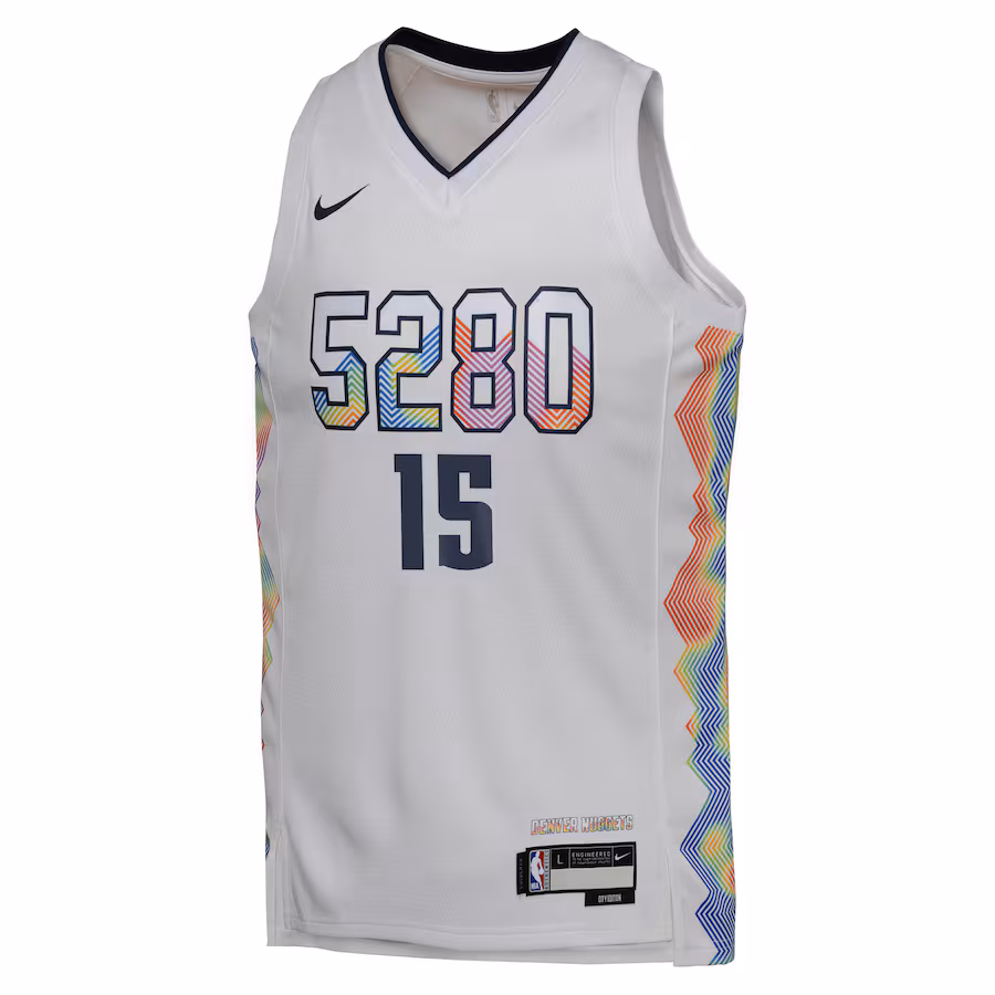 Nikola Jokic, Denver Nuggets, Edizione Città 2024/25, Bianco