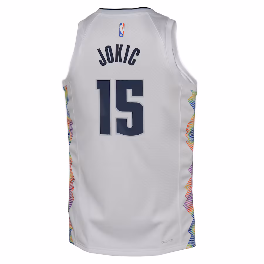 Nikola Jokic, Denver Nuggets, Edizione Città 2024/25, Bianco