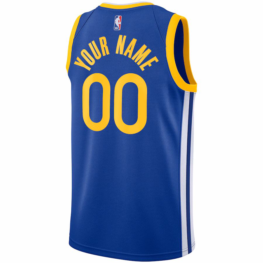 Golden State Warriors, Unisex 2019/20 Custom, Royal, Icon Edition, Blue