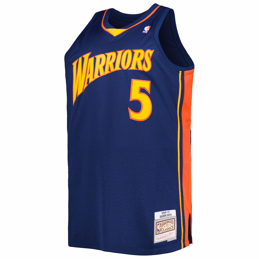 Baron Davis Warriors Mitchell & Ness 2006/07 HWC Retro Trikot