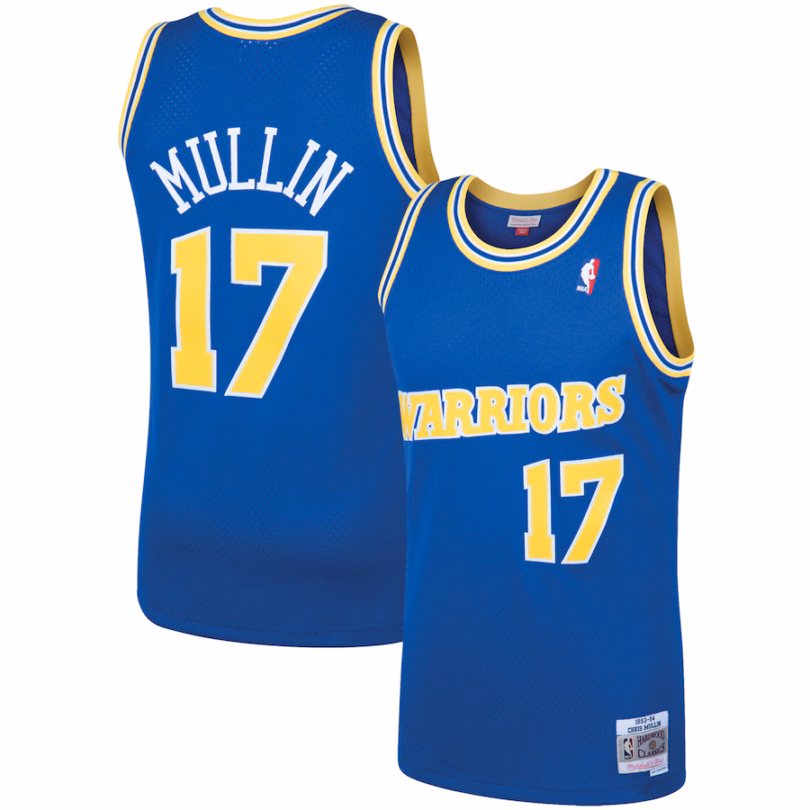 Chris Mullin, Golden State Warriors, 1993/94 Klassisch, Fan-Jersey, Königsblau