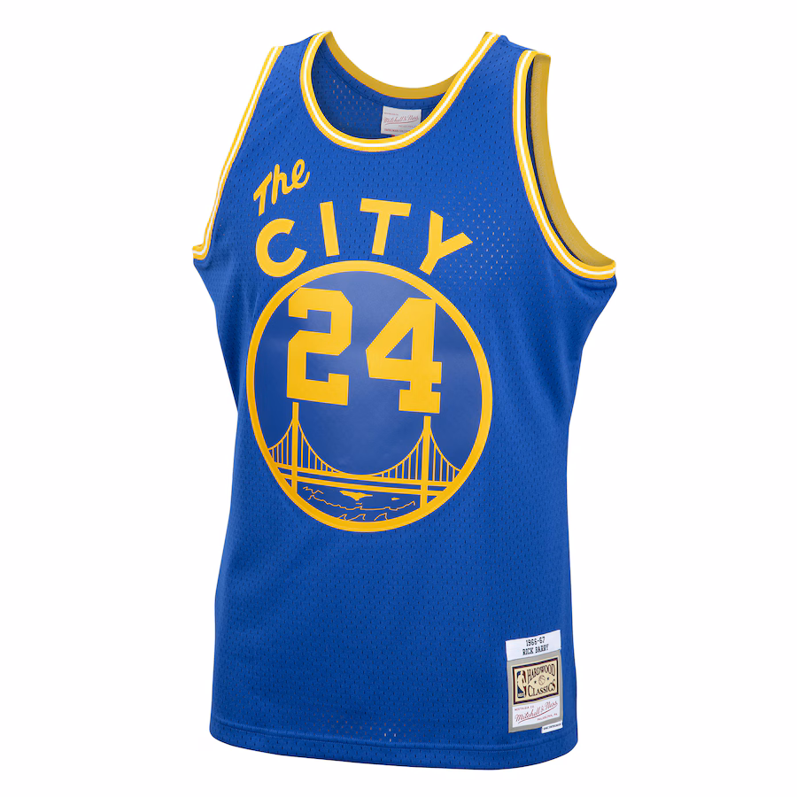 Maillot Rick Barry Warriors Mitchell & Ness 1966/67 Retro HWC