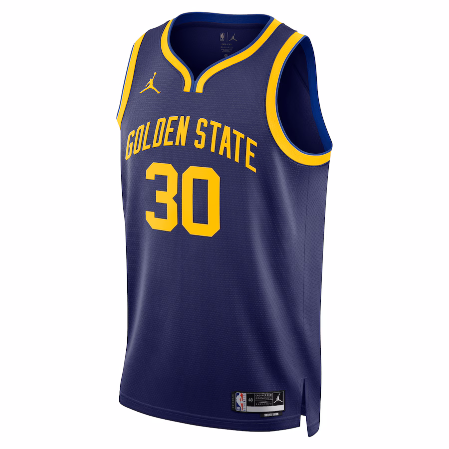 Stephen Curry, Golden State Warriors, Edizione Statement Unisex, Blu Marino