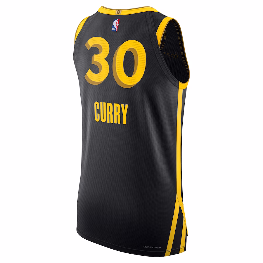 Stephen Curry, Golden State Warriors, City Edition, Black