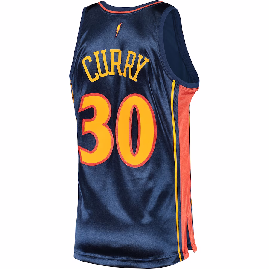 Stephen Curry, Golden State Warriors, 2009/10 Classic Hardwood Jersey, Navy Blue