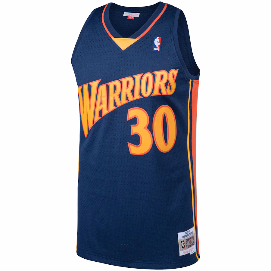 Stephen Curry, Golden State Warriors, 2009/10, Navy Blue
