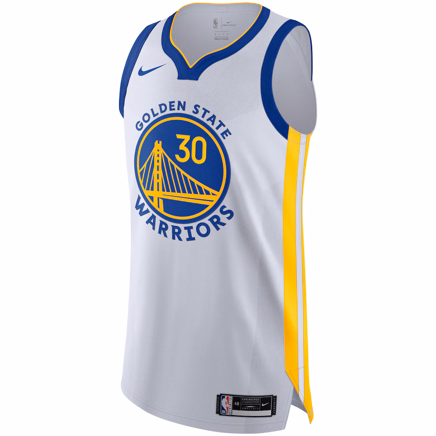 Stephen Curry, Golden State Warriors, Association Edition, White