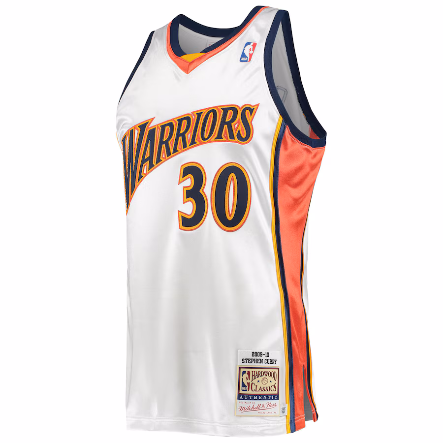 Stephen Curry, Golden State Warriors, 2009/10 Hardwood Classics Jersey, White