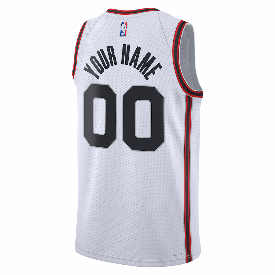 Houston Rockets, Unisex 2024/25 Custom Jersey, City Edition, White
