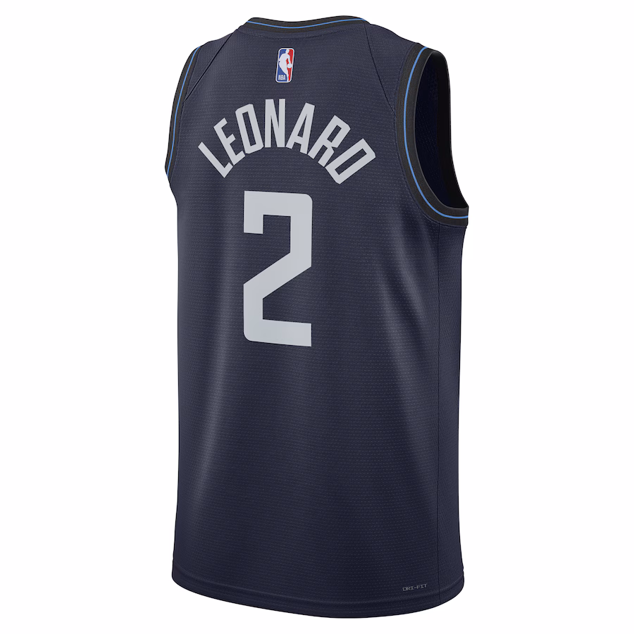 Kawhi Leonard Los Angeles Clippers Edición Ciudad 2023/24 Azul Marino