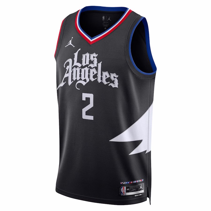 LA Clippers Trikot  Kawhi Leonard Statement Edition Schwarz