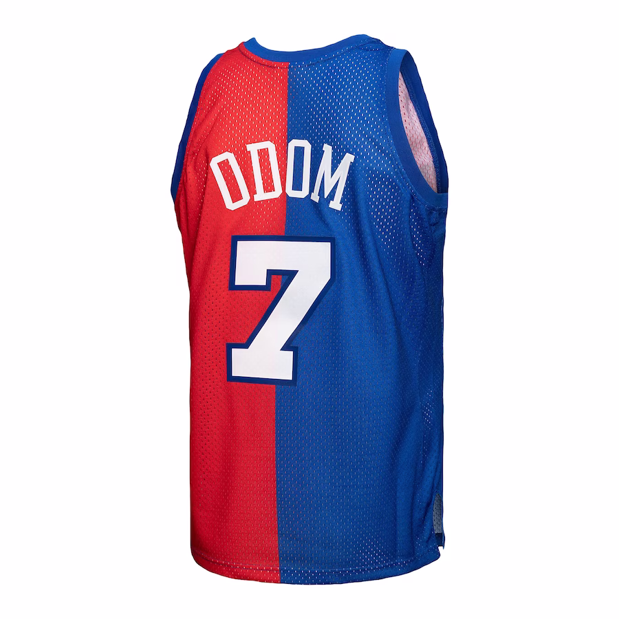 Lamar Odom, Los Angeles Clippers, 2000/01, Blu/Rosso