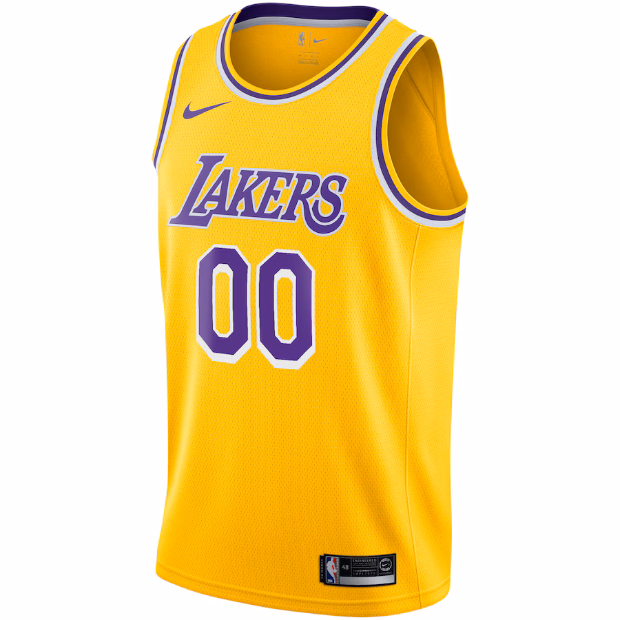 Los Angeles Lakers 2020/21 Custom Jersey, Gold
