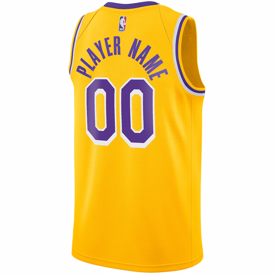 Los Angeles Lakers 2020/21 Custom Jersey, Gold