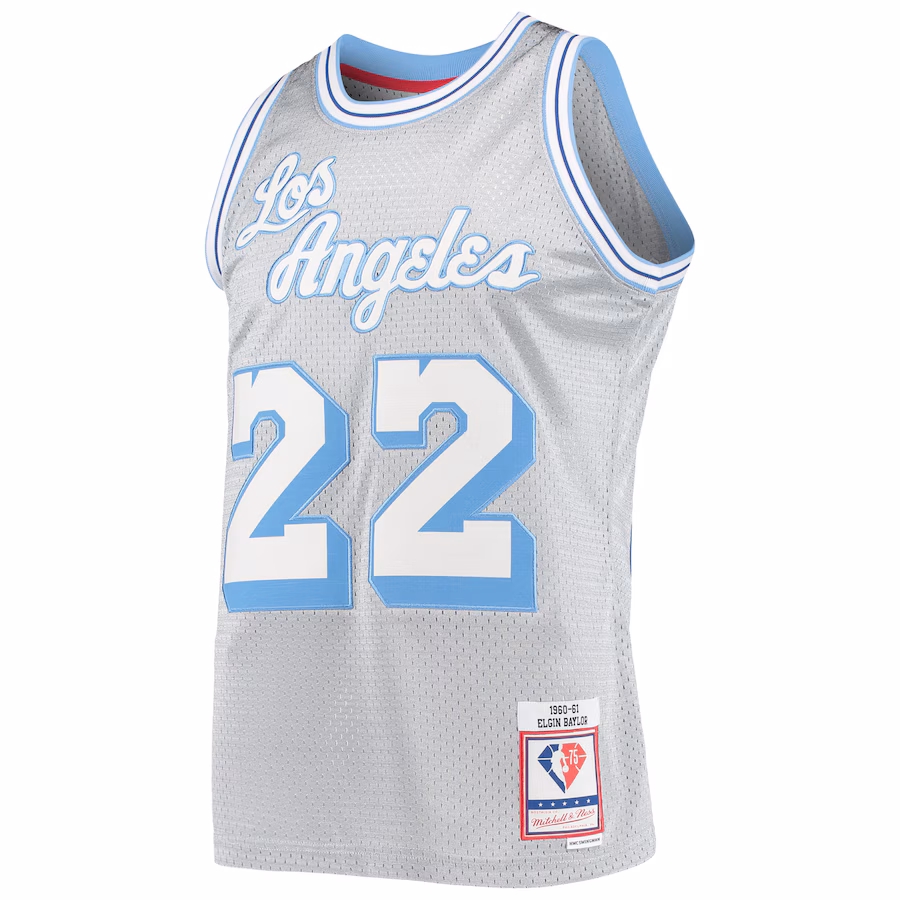 ELGIN BAYLOR Los Angeles Lakers 1960/61 75th Anniversary