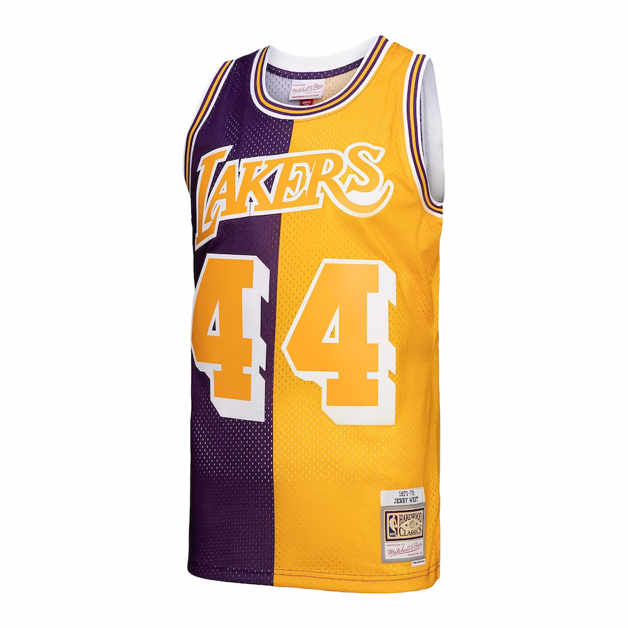 Jerry West, Los Angeles Lakers, 1971/72, Purple/Gold
