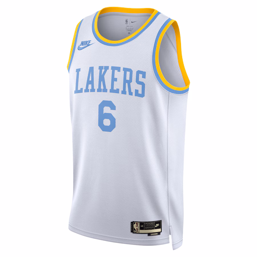 LeBron James, Los Angeles Lakers, Klassische Edition, Weiß