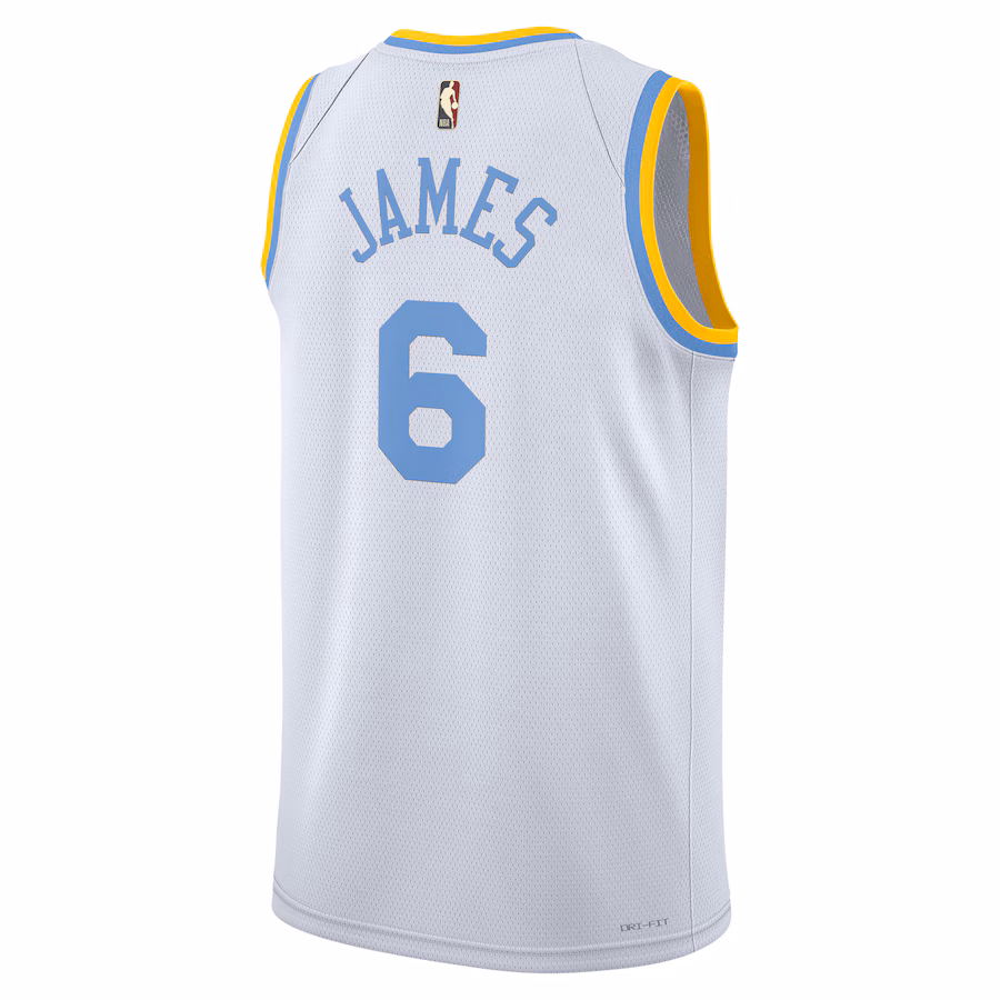 LeBron James, Los Angeles Lakers, Klassische Edition, Weiß