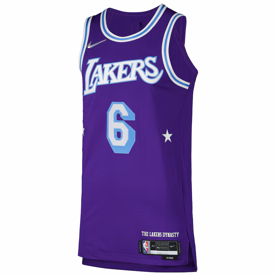 LeBron James, Los Angeles Lakers, City Edition, Purple