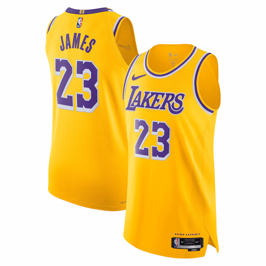 LeBron James, Los Angeles Lakers, Icon Edition, Gold