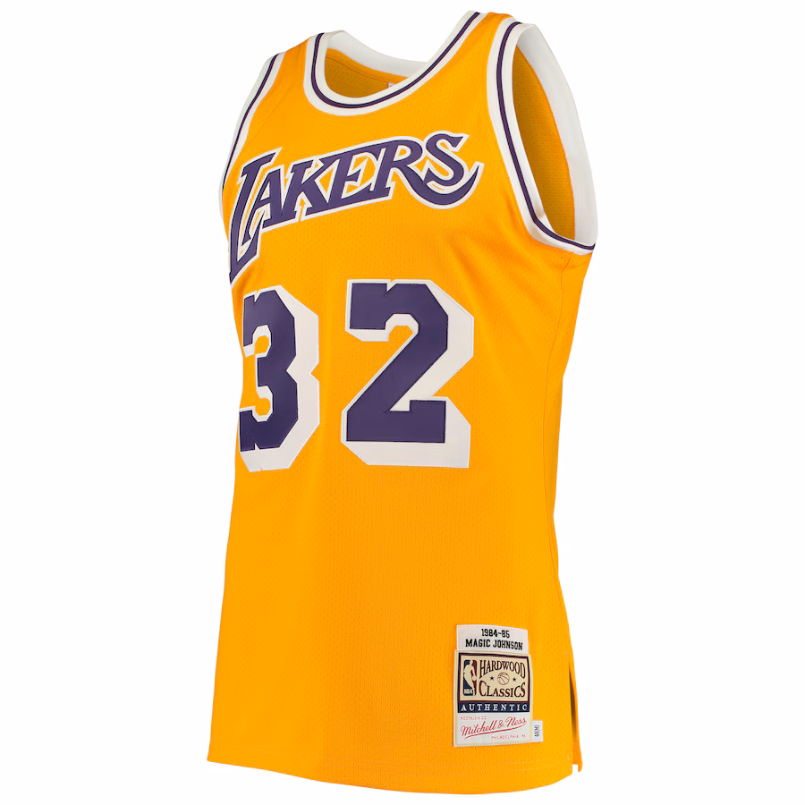 Magic Johnson, Los Angeles Lakers, 1984/85 Hardwood Classics, Oro