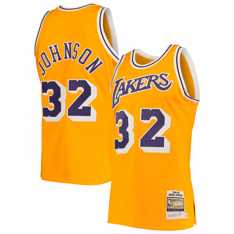 Magic Johnson, Los Angeles Lakers, 1984/85 Hardwood Classics, Gold