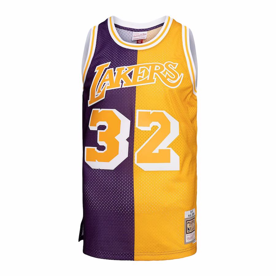 Magic Johnson, Los Angeles Lakers, 1984/85, Purple/Gold
