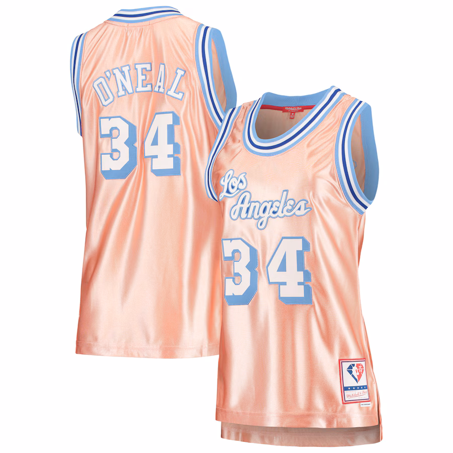Shaquille O'Neal, Los Angeles Lakers, Women's 75th Anniversary Rose Gold 1996, Pink