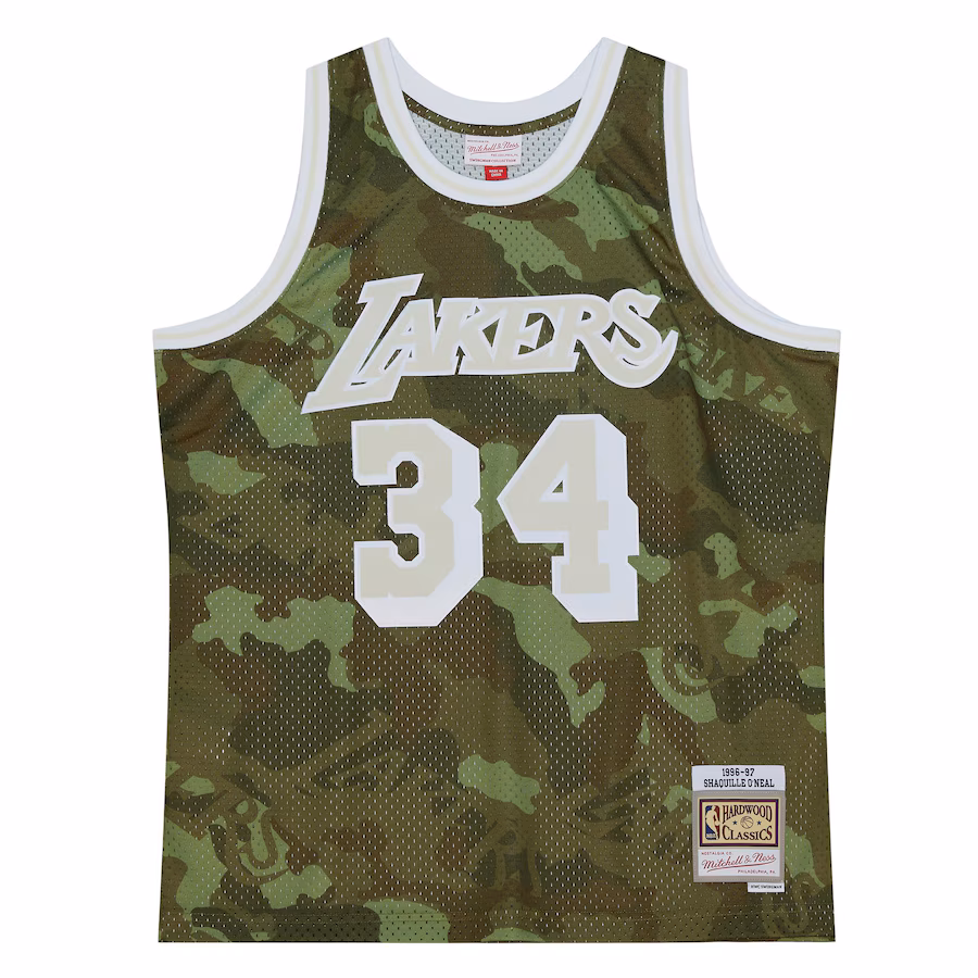 Shaquille O'Neal, Los Angeles Lakers, 1996/97 Geistgrün Camo